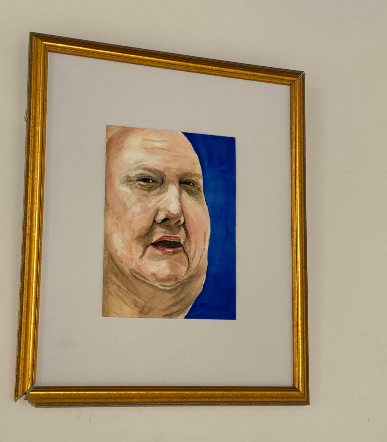 Bring Me Dutton & the Iron Ore, watercolour on cotton paper, 2024, Tess Tickle @poorpeopleco