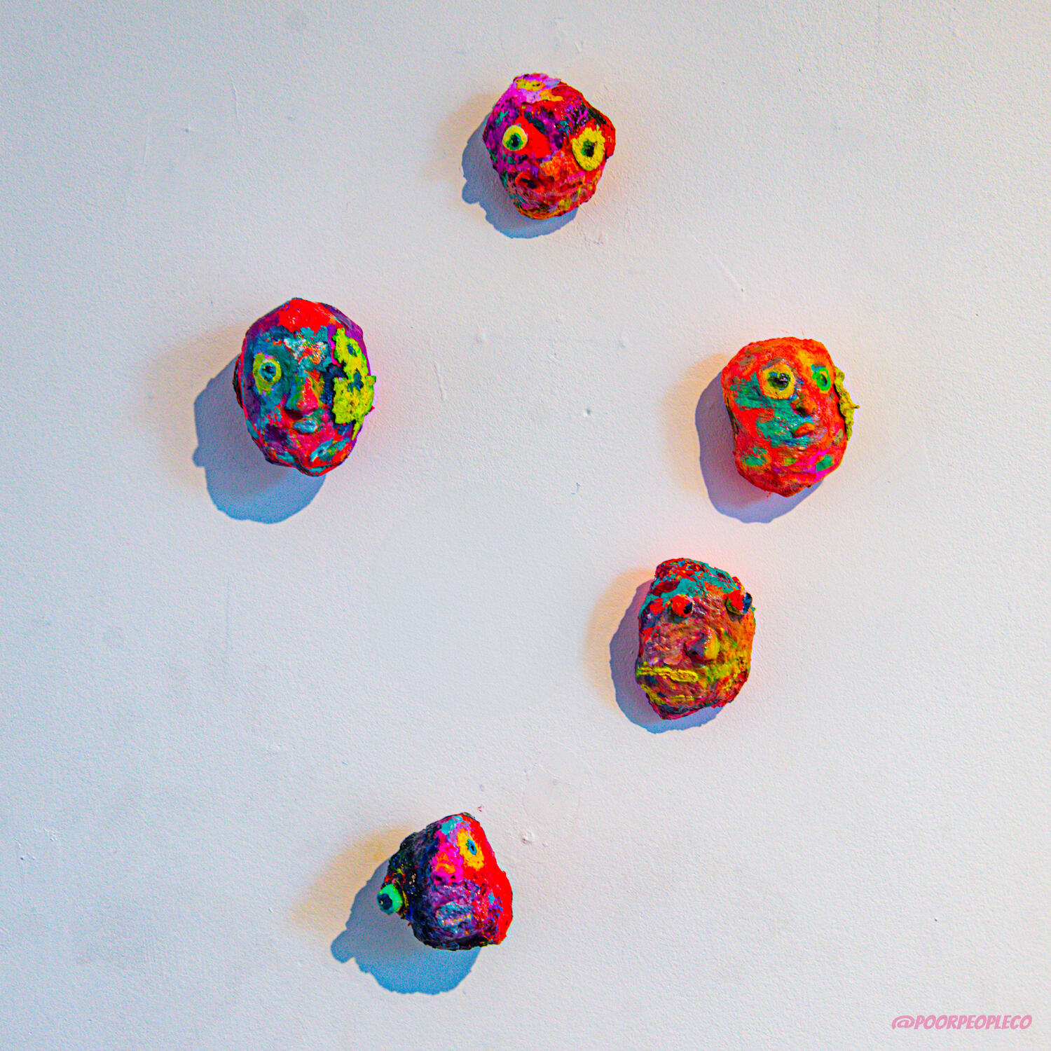 Radiated People, blended debris, pigment, resin, 2025, Neil P. McCann @wearepipe
